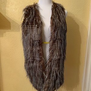 Faux fur vest